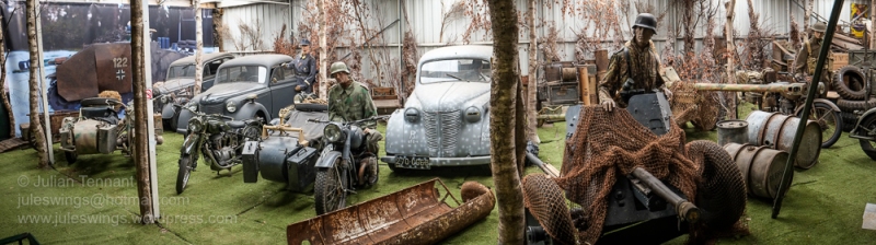 Some of the military vehicles on display at the Arnhem Oorlogsmuseum. Photo: Julian Tennant