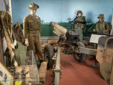 A section of the Vietnam War display room at the Merredin Military Museum. Photo: Julian Tennant