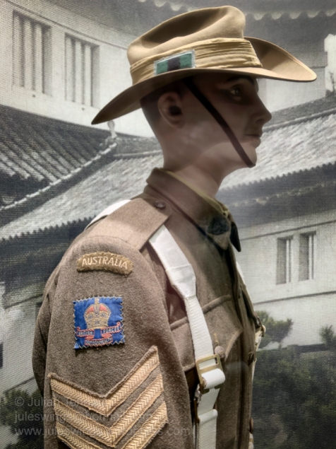 Australian Army Sergeant in the 65th Infantry Battalion serving with the BCOF forces in Japan c1947. Photo: Julian Tennant