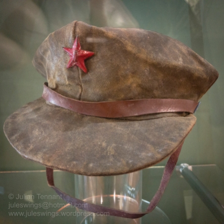 Malayan Communist (CT) peak cap. These caps were not standard issue and rarely seen. Photo: Julian Tennant