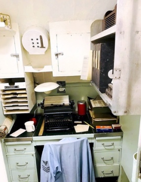 USS Cobia's restored Yeoman's Shack. Photo: Courtesy of the Wisconsin Maritime Museum