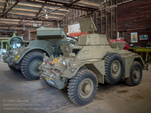 Ferret Scoutcar used by the Australian Army and first produced in 1952. Photo: Julian Tennant
