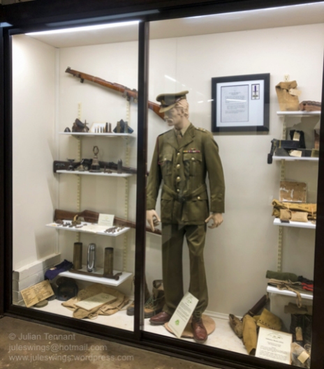 Display cabinet at the Nungarin Heritage Machinery and Army Museum. Photo: Julian Tennant