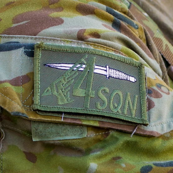 2020. RAAF 4 Squadron shoulder patch worn by the CCT's of B Flight.
