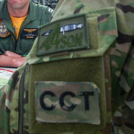 2012. CCT patch and RAAF 4 Squadron patch being worn during Exercise Furu Sumu in 2012.