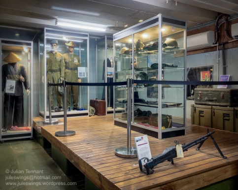 Vietnam War display area at the Darwin Military Museum. Photo: Julian Tennant