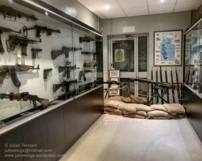 Armoury room at the Darwin Military Museum. Photo: Julian Tennant