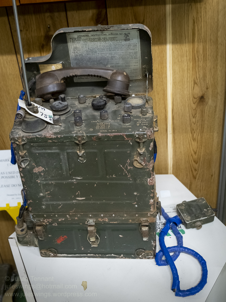 Australian Army Wireless Set No. 128. The Wireless Set Number 128 was an Australian made backpack radio used by the Australian Army made by Tasma Radio (Thom & Smith Ltd, Mascot, NSW) in 1946 and the Mark 2 version in 1952. The physical form was copied from the American BC-1000 transceiver. The radio was tropicalised and was waterproof. It was designed in 1944 as a replacement for the WS No. 108 (the Australian version of the British WSNo.18), and entered service in 1946. It was used by the Army in Korea, and was eventually replaced from 1955 by the A510. Photo: Julian Tennant . Photo: Julian Tennant